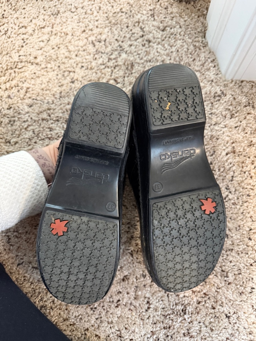 Dansko XP Black Patent Slip-On Clogs - Picture 4 of 4